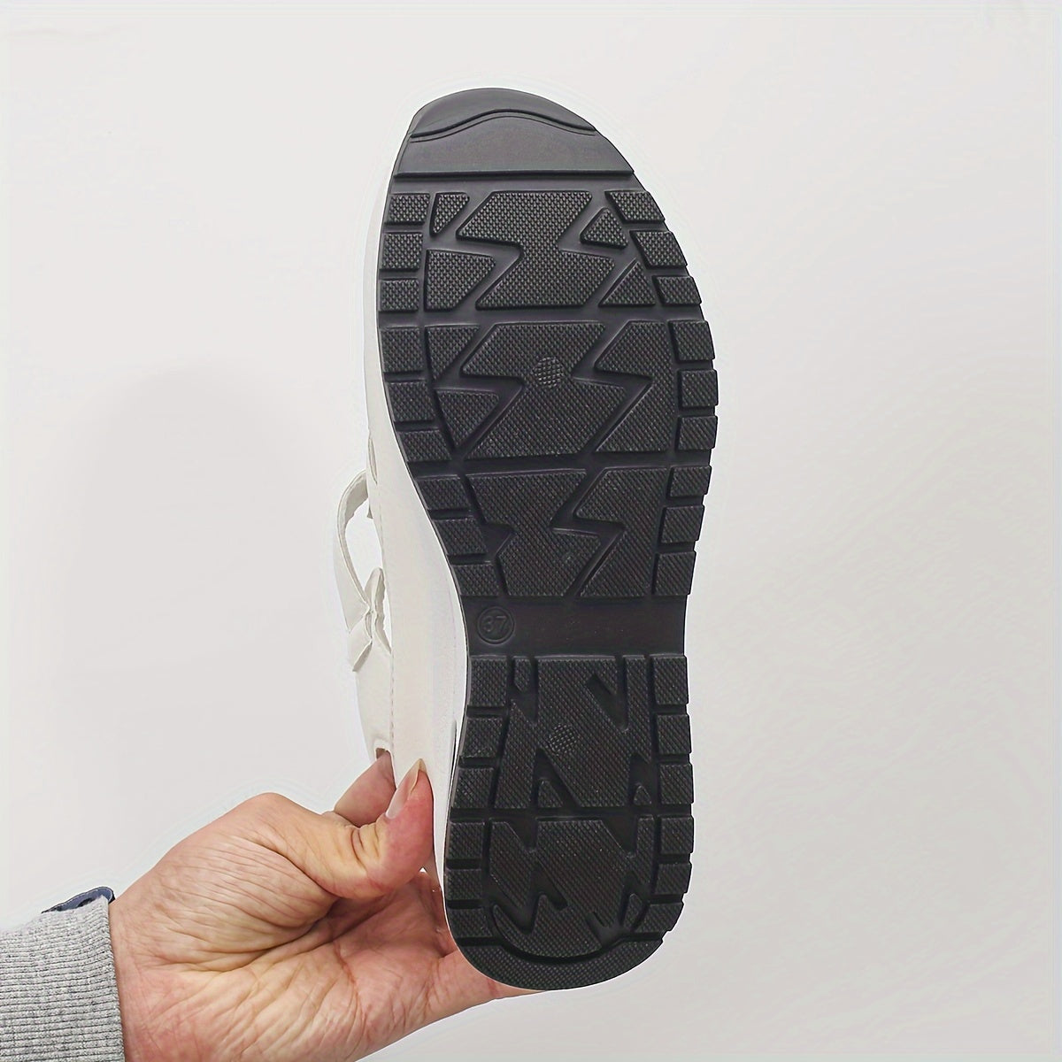 Weiße Keilsandalen - Liv