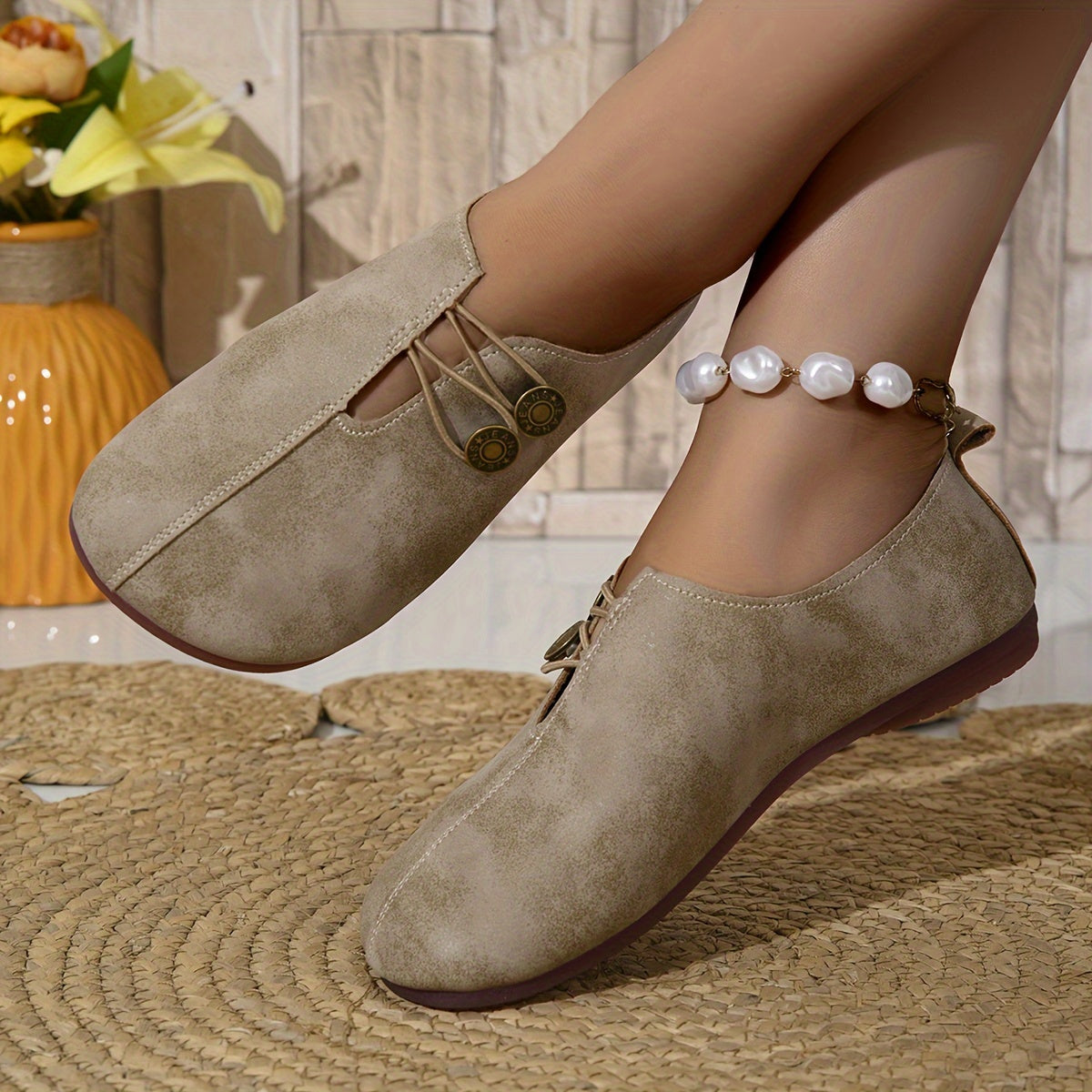 Blaue Slipper - Fleur