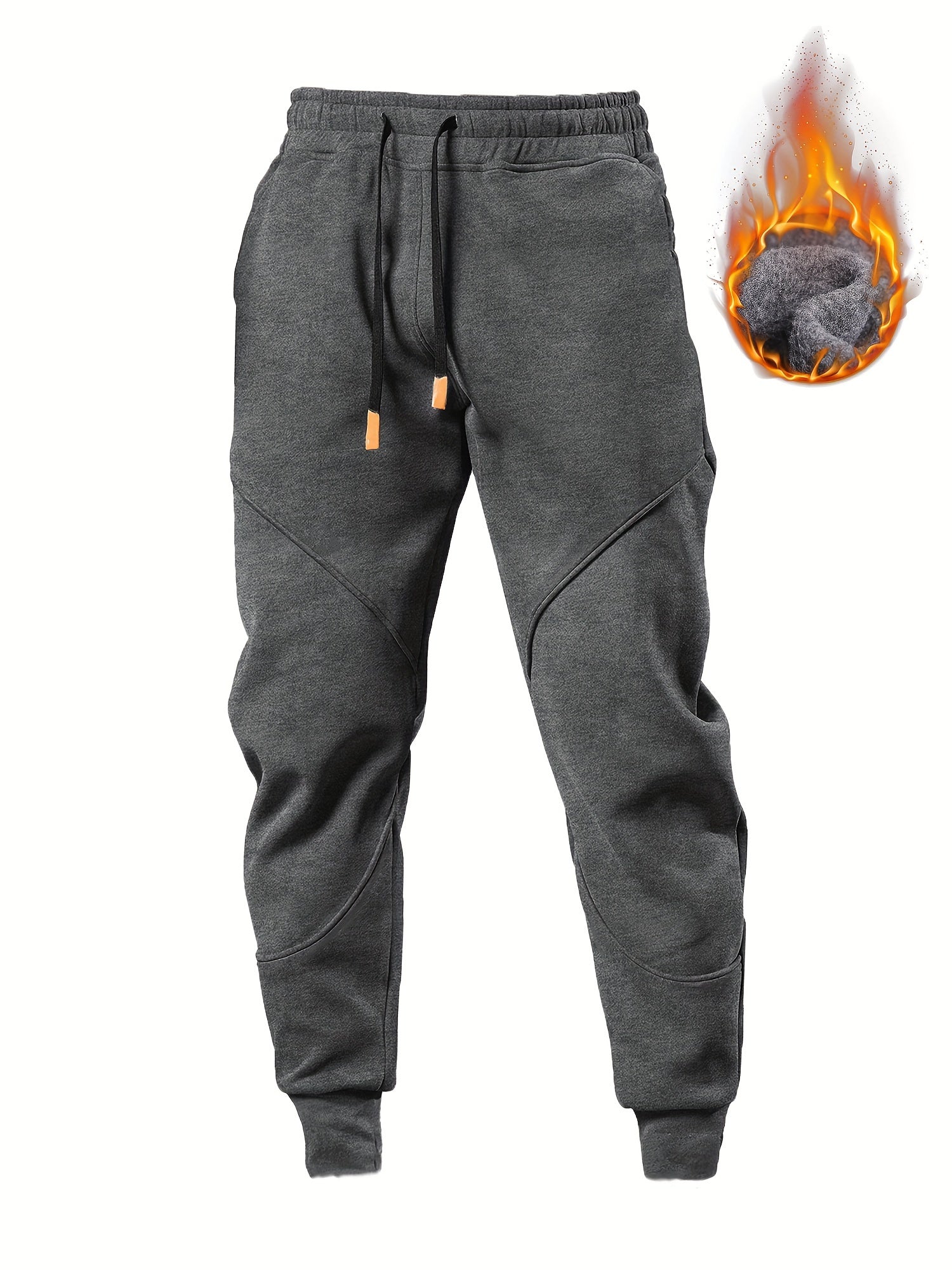 Schwarze Fleece-Jogginghose - Max