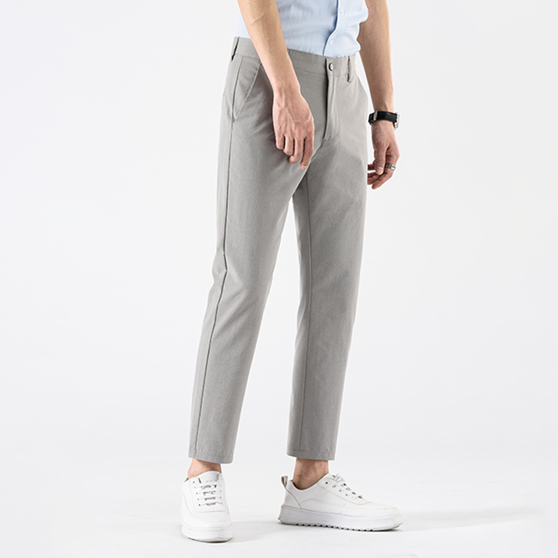 Hellblaue Stretch-Chinohosen - Leon
