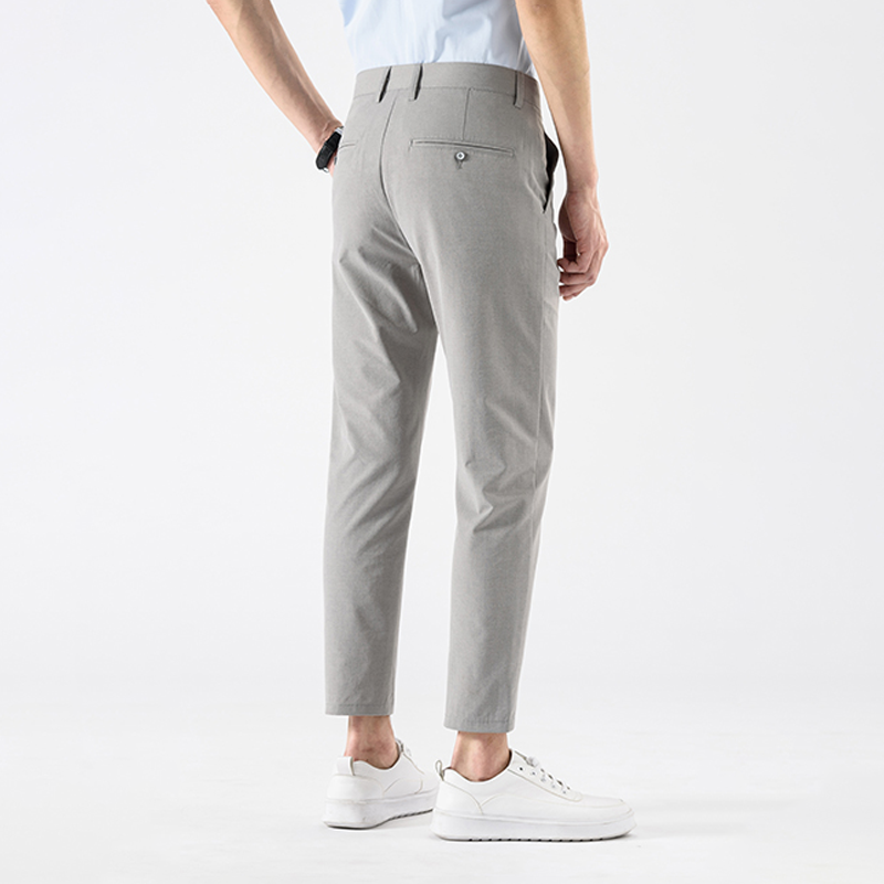 Hellblaue Stretch-Chinohosen - Leon
