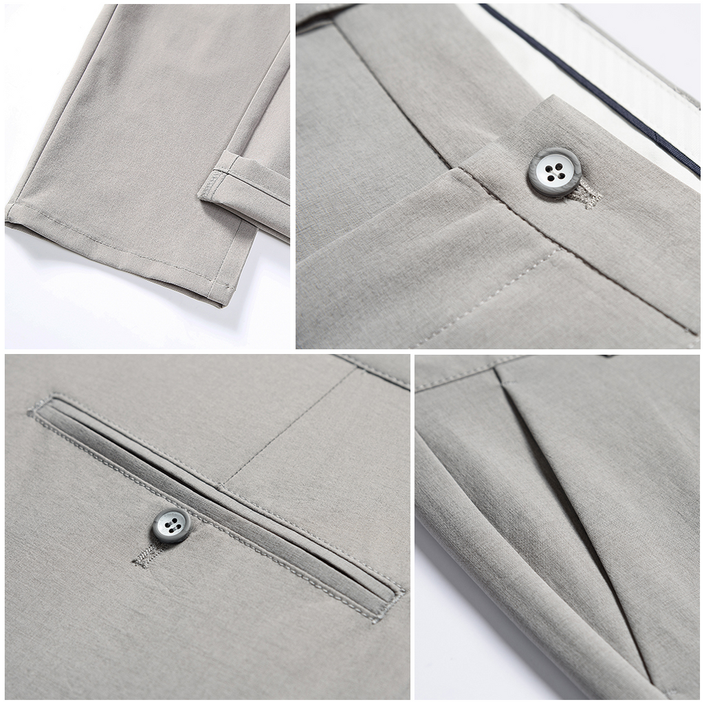 Hellblaue Stretch-Chinohosen - Leon