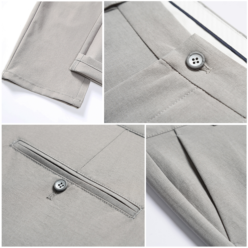 Hellblaue Stretch-Chinohosen - Leon