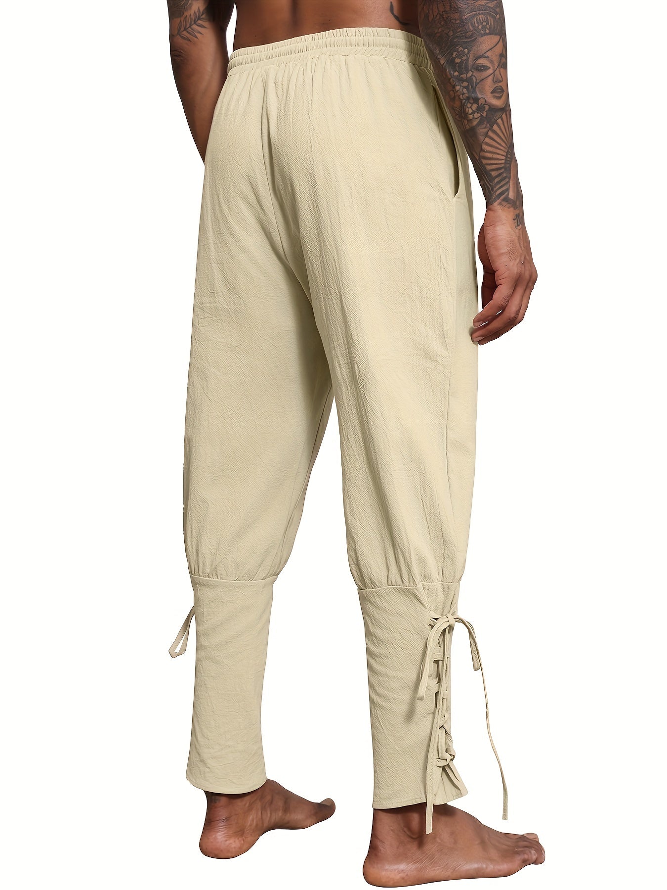 Schwarze Harem-Piratenhose - Ronny