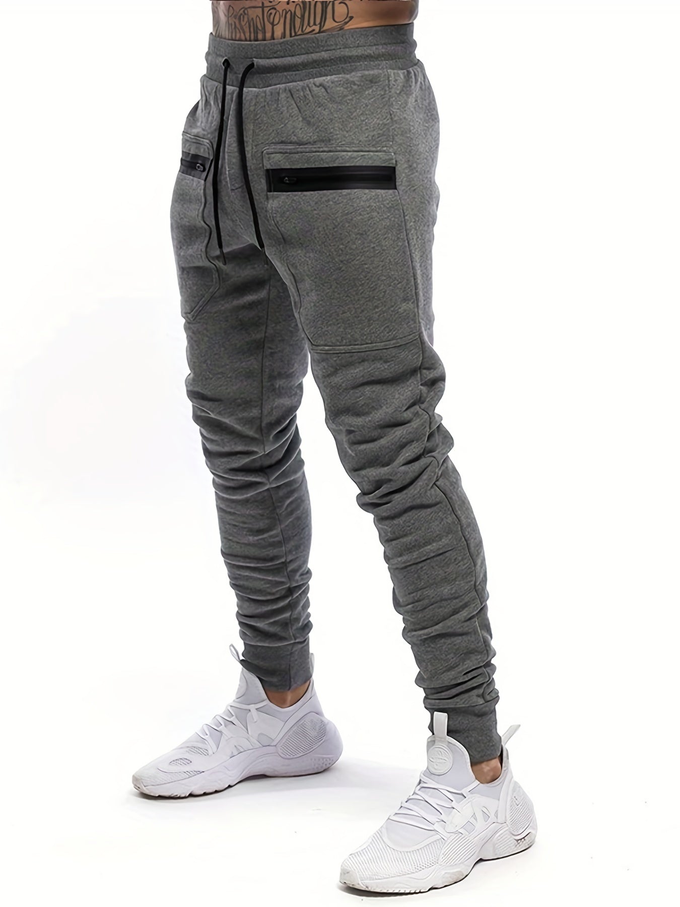 Dunkelgraue Slim-Fit Jogginghose für Herren - Hugo