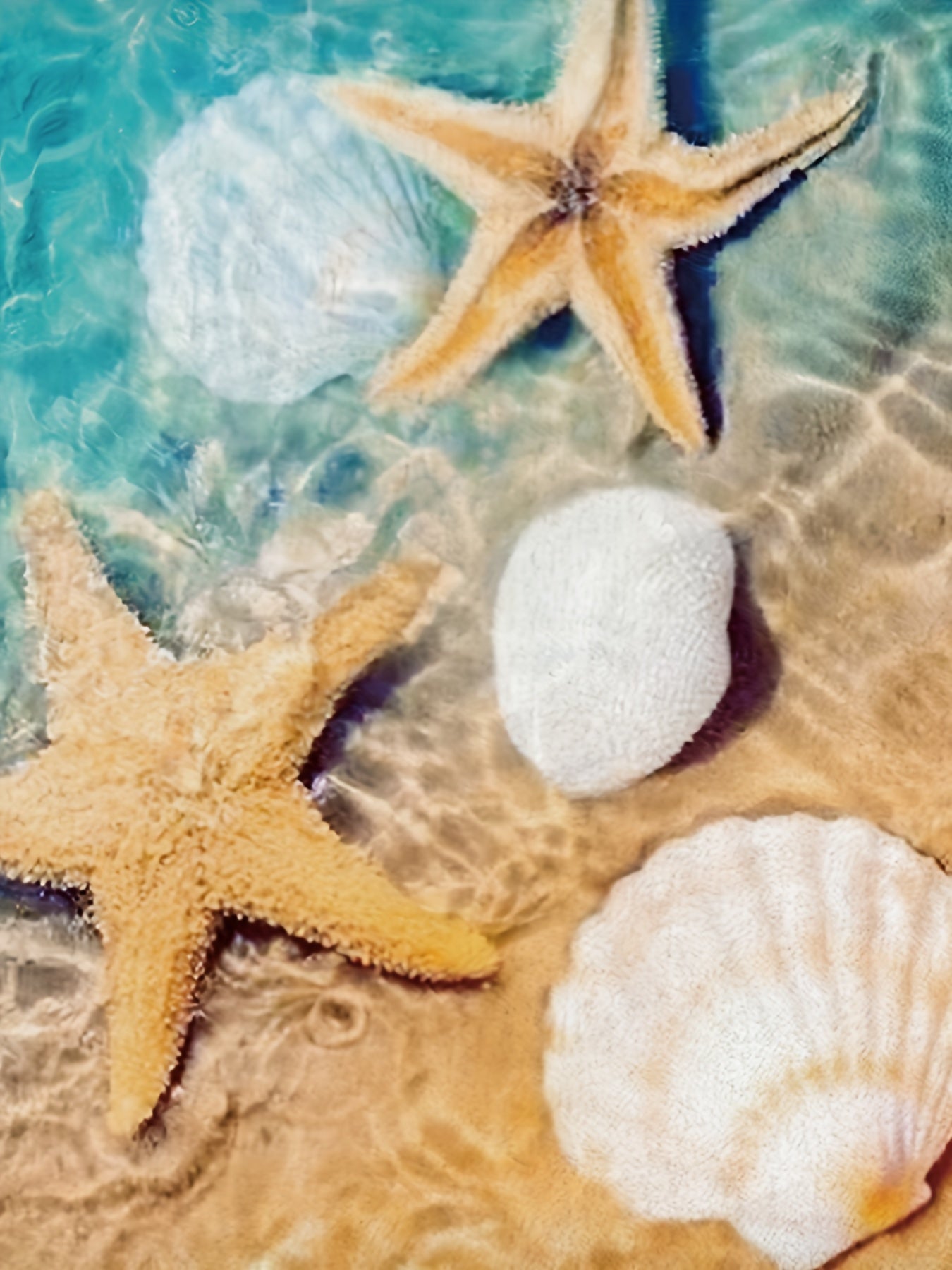 Gelbes Strandprint Hemdkleid - Ella