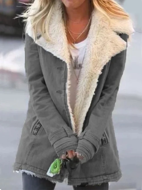 Bequeme und Elegante Alltagsjacke Grün - Nora