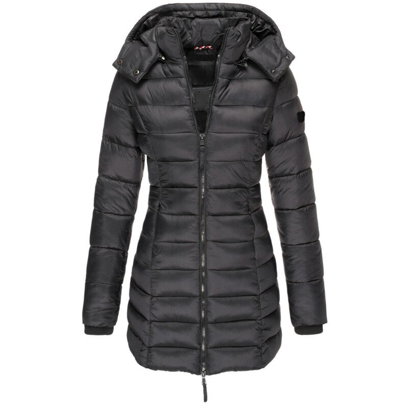 Damen Kapuzenjacke Dunkelblau - Lina