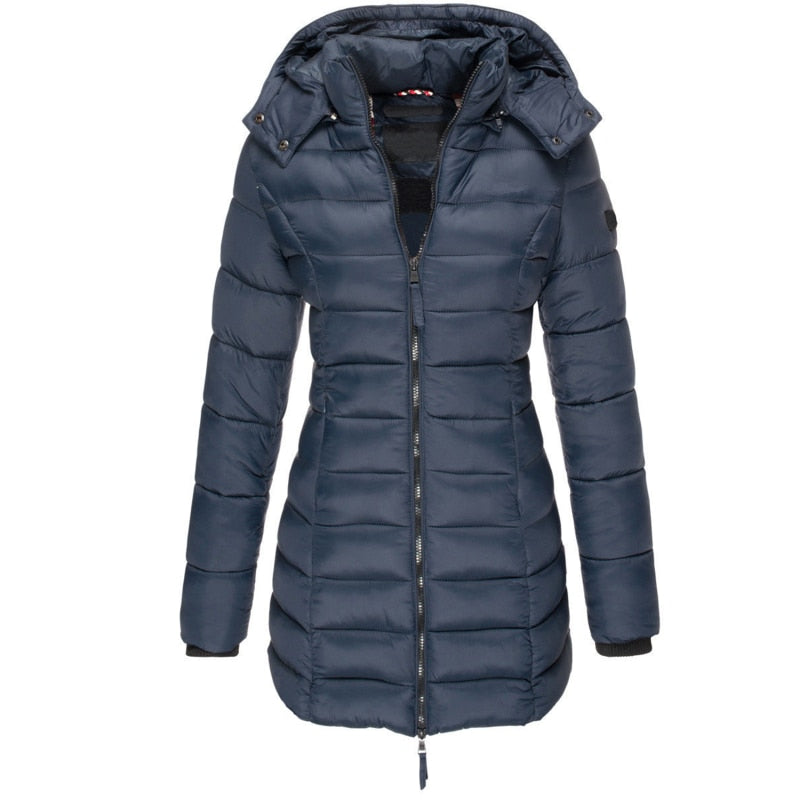 Damen Kapuzenjacke Dunkelblau - Lina