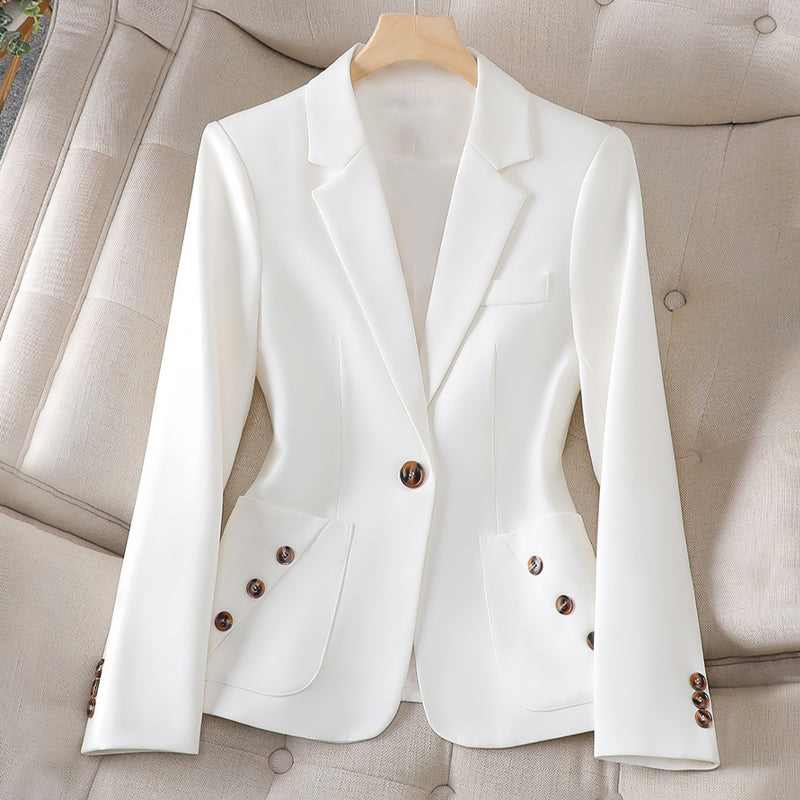 Weißer Premium-Blazer - Emilia