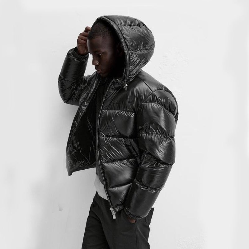 Warme Winter-Steppjacke Schwarz - Elias