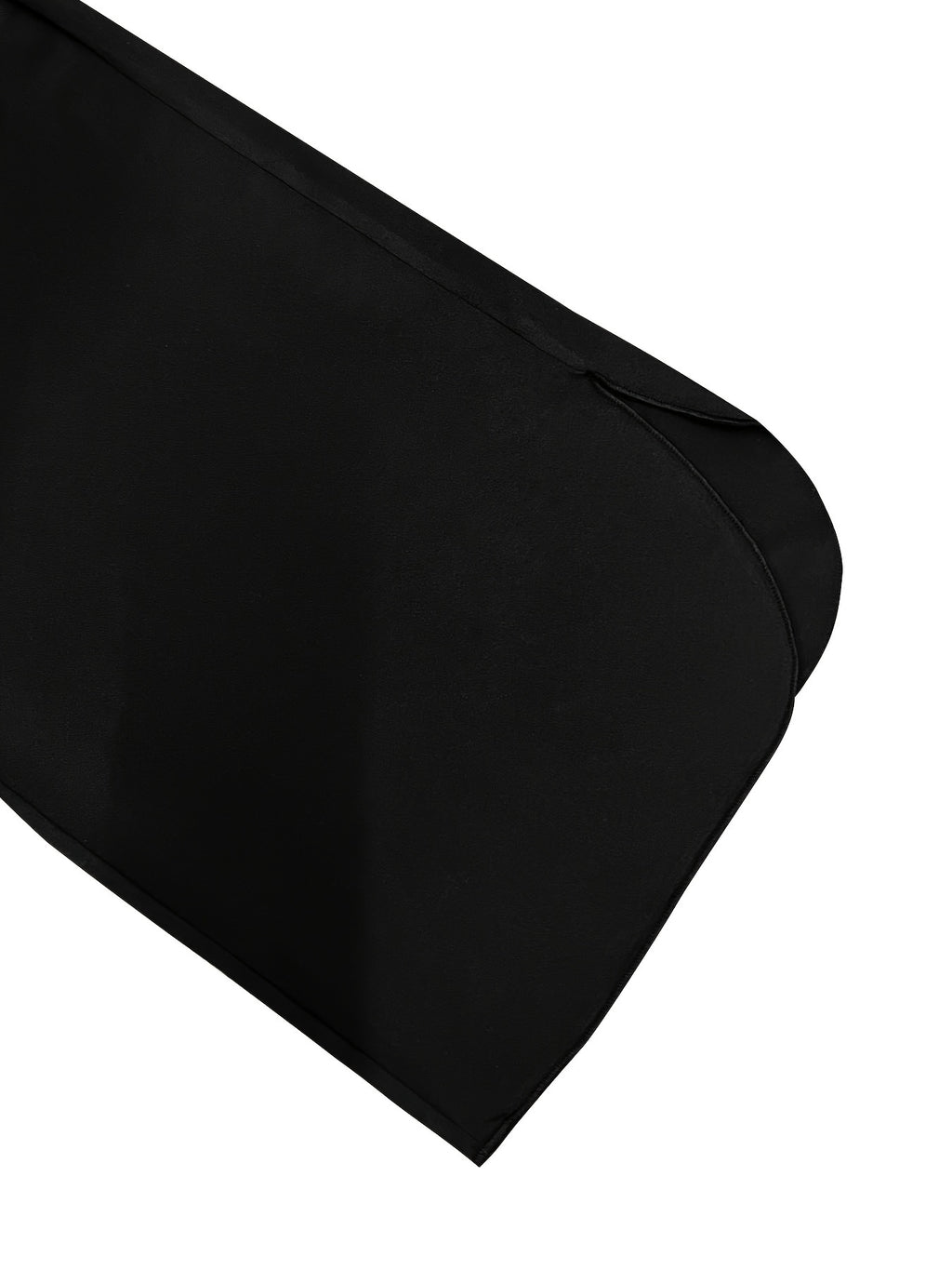 Schwarze Plus Size Rüschentaschen-Hose - Julia