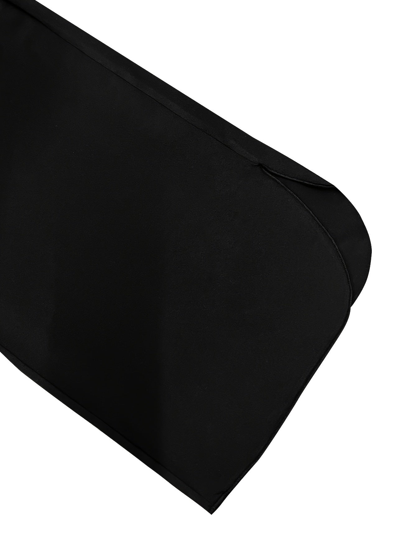 Schwarze Plus Size Rüschentaschen-Hose - Julia