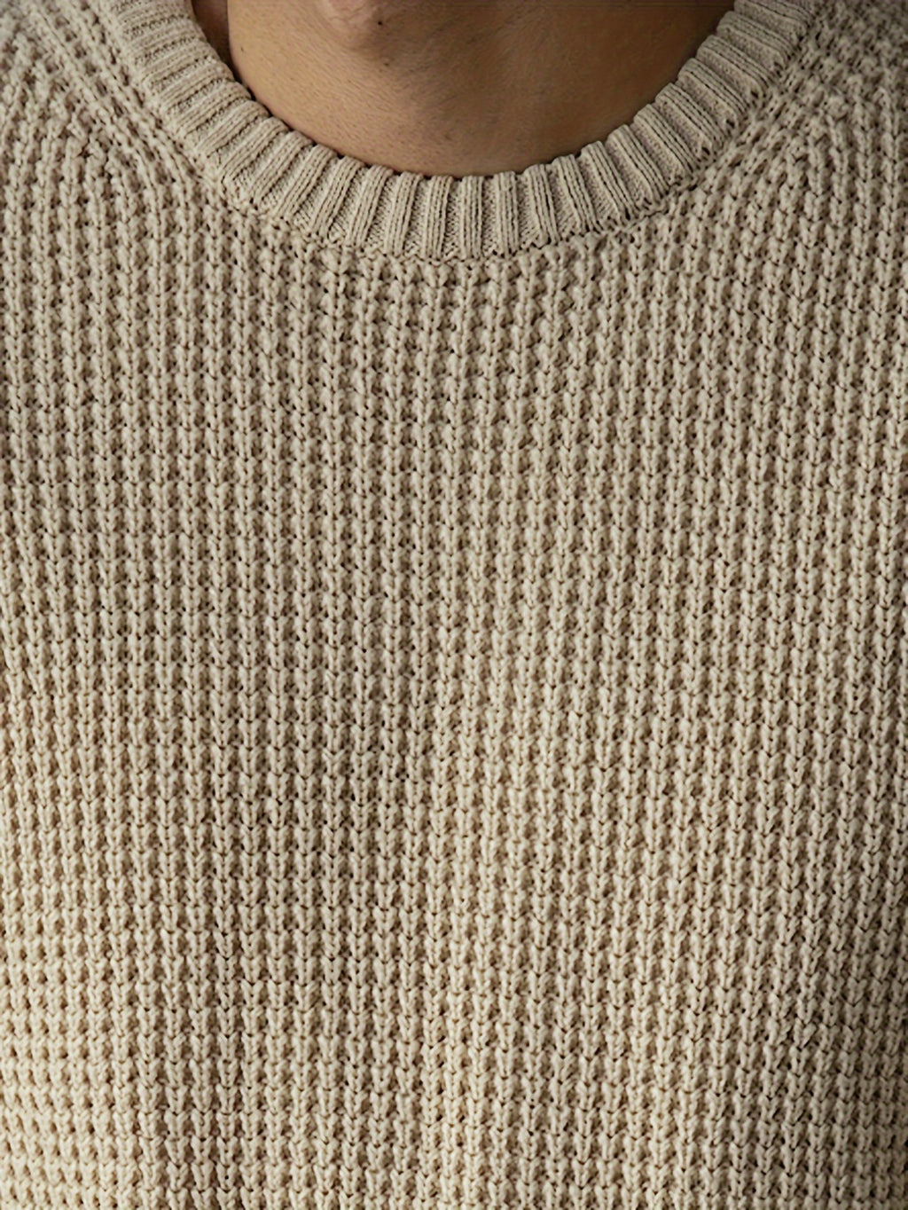Schwarzer Strickpullover für Herren - Finn