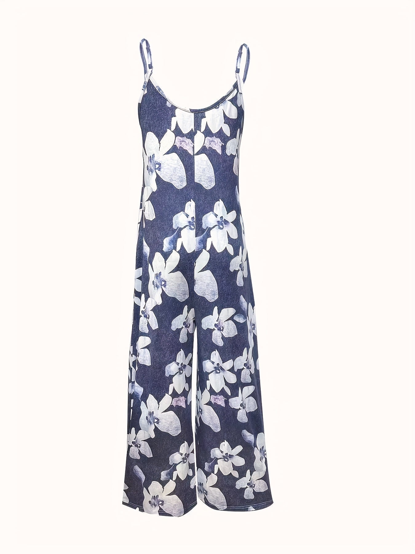 Khaki Allover-Print Jumpsuit - Lara