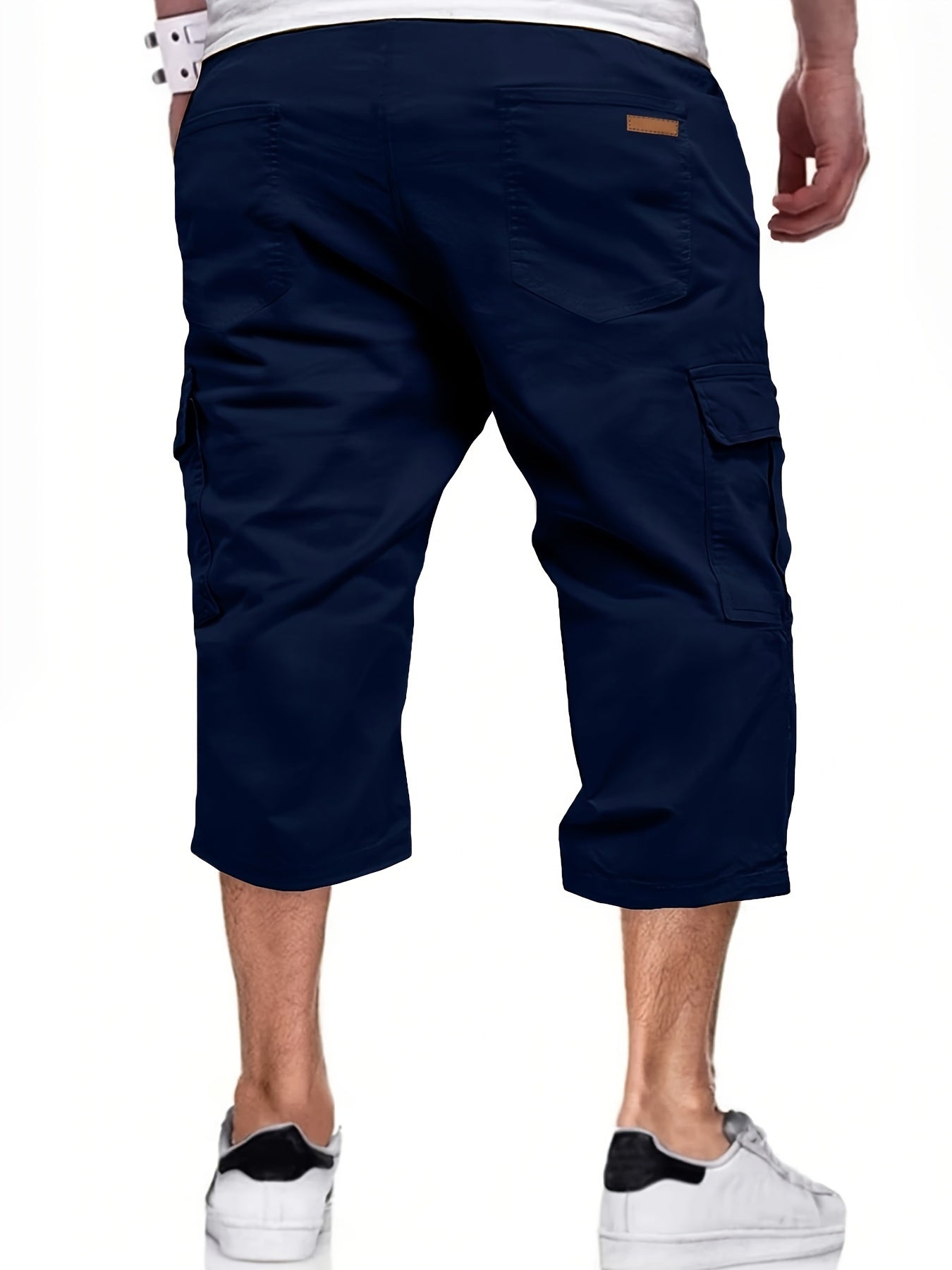 Schwarze Cargo-Bermudashorts - Clemente