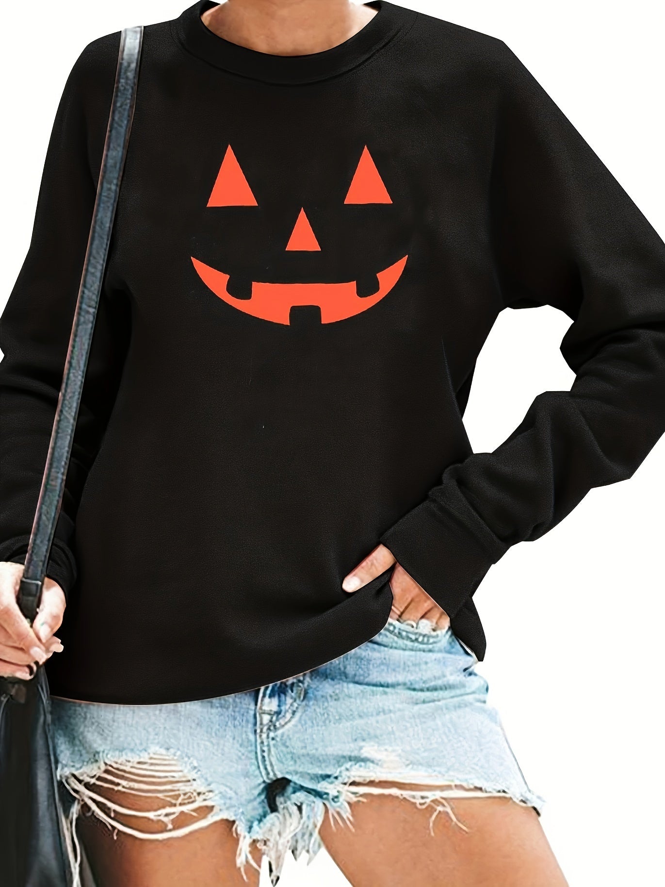 Orangen Halloween Hoodie - Sophie