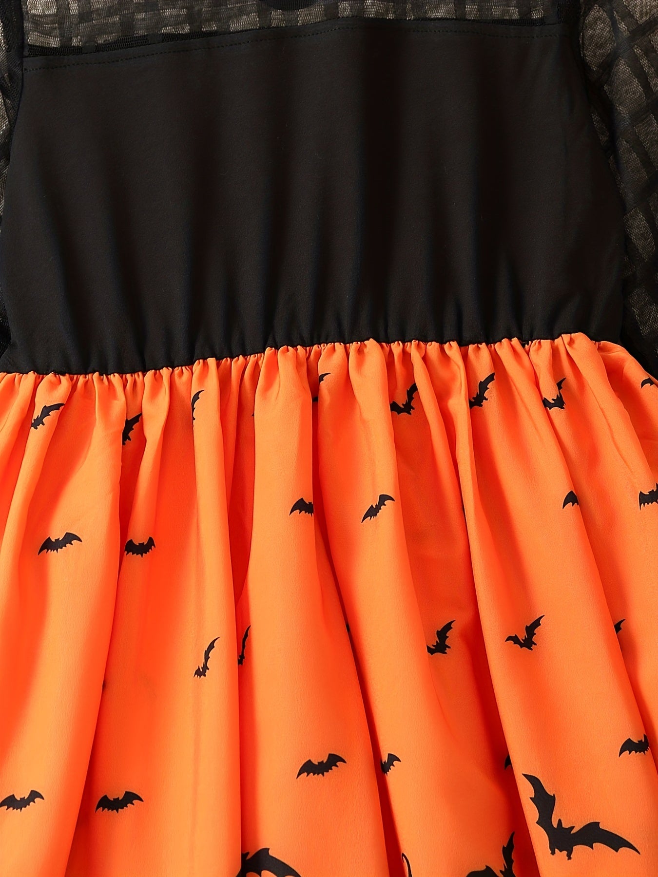 Halloween Prinzessinnenkleid in Orange-Rot - Emma