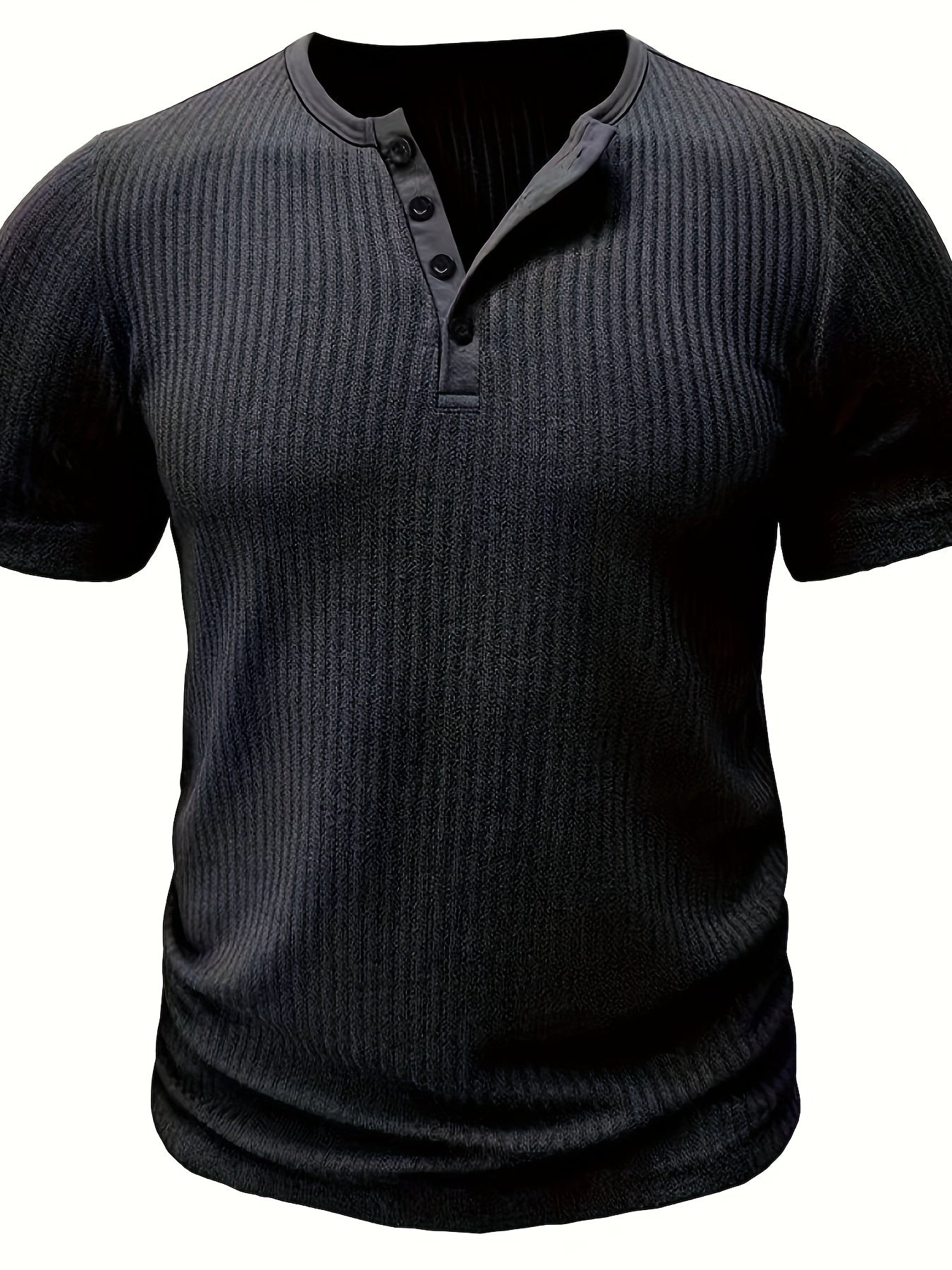 Weißes Henley-T-Shirt - Finn