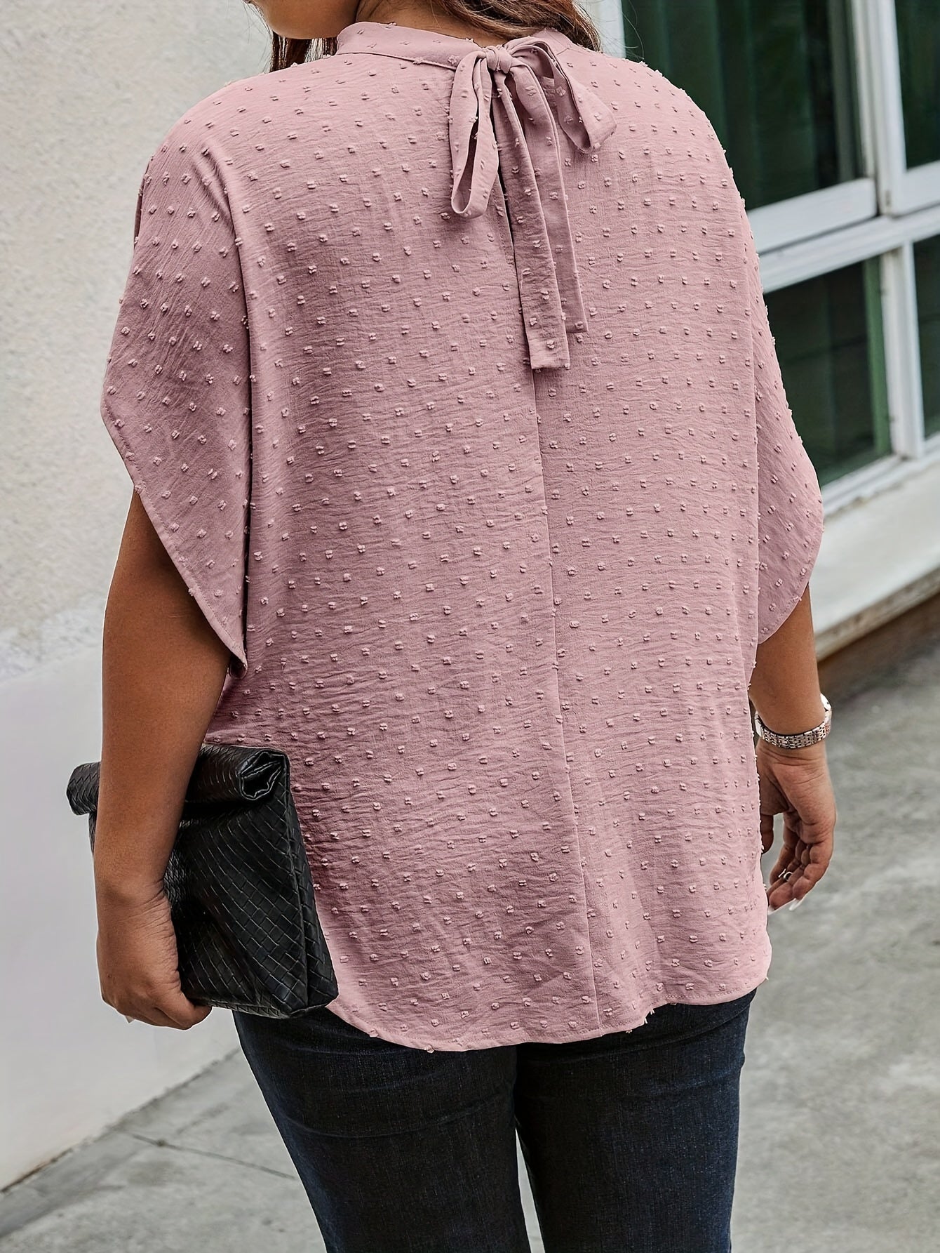 Schwarze Punkte Bluse - Lena