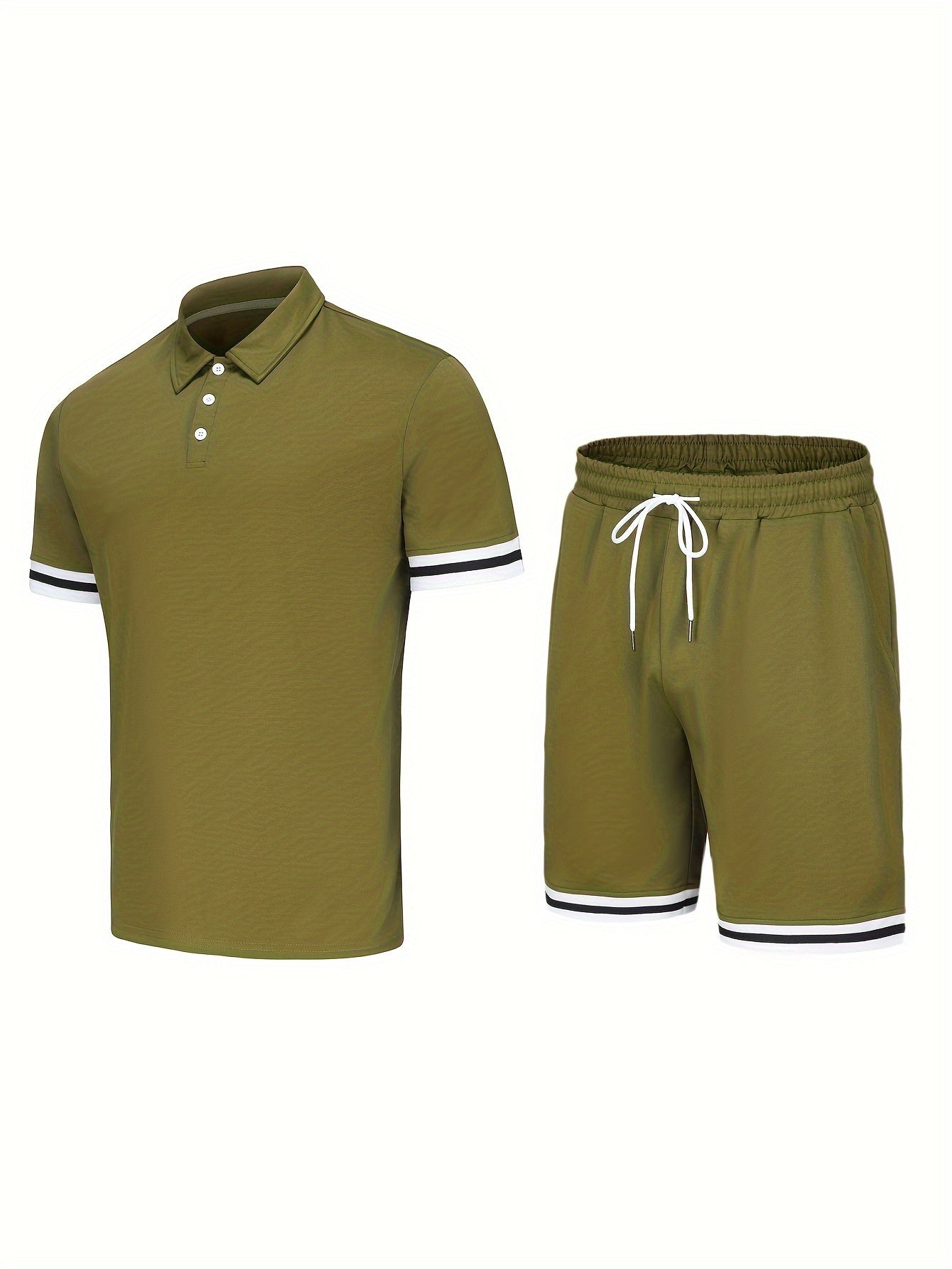 Armeegrünes Golf-Set - Lukas