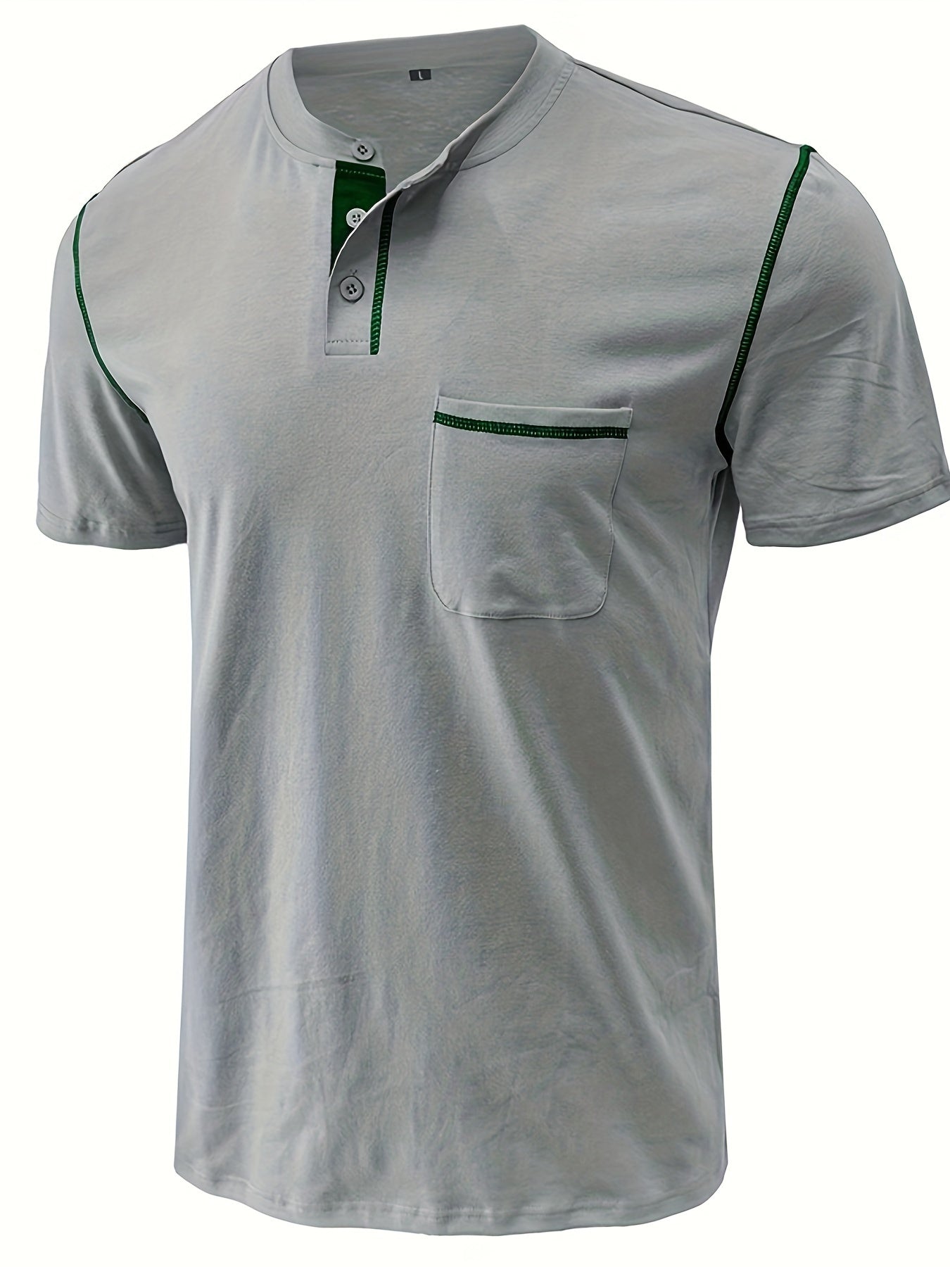 Königsblaues Henley T-Shirt - Finn