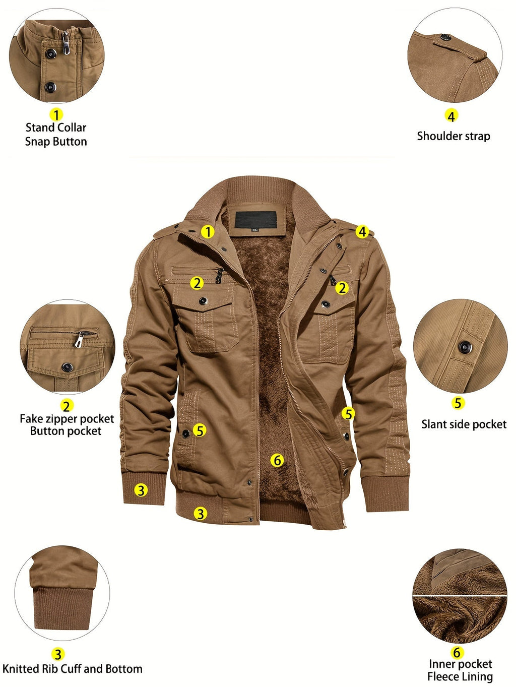 Schwarze Winterjacke Explorer – Sam