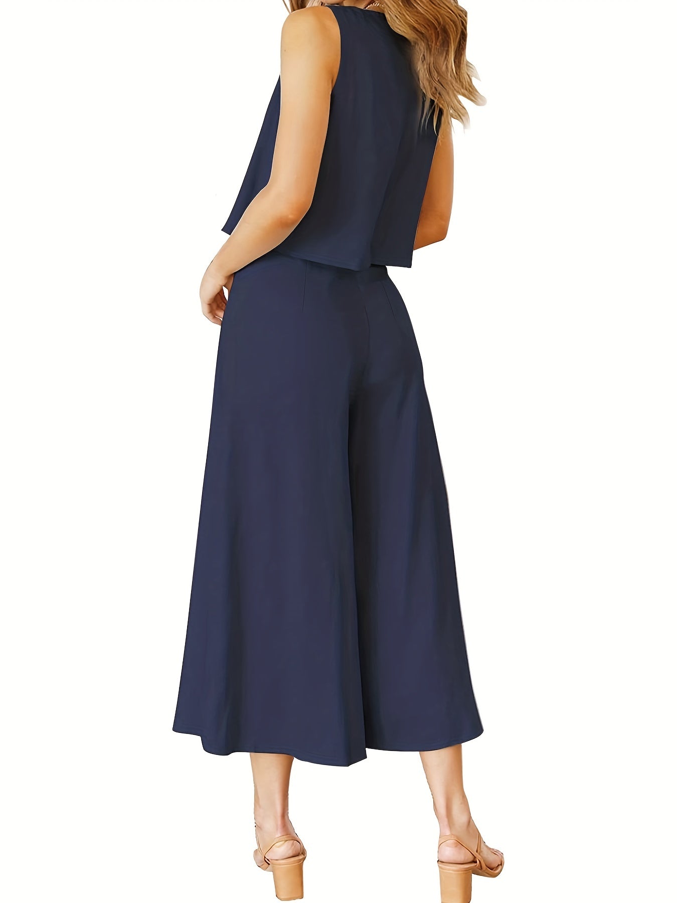 Dunkelblaues Zweiteiler Set - Nina