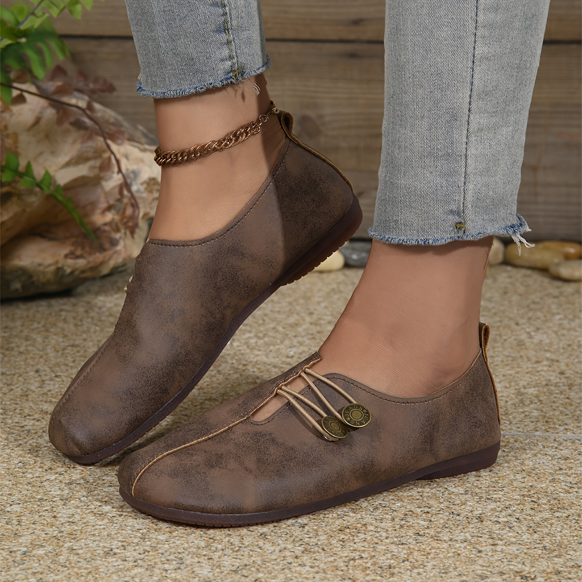 Blaue Slipper - Fleur