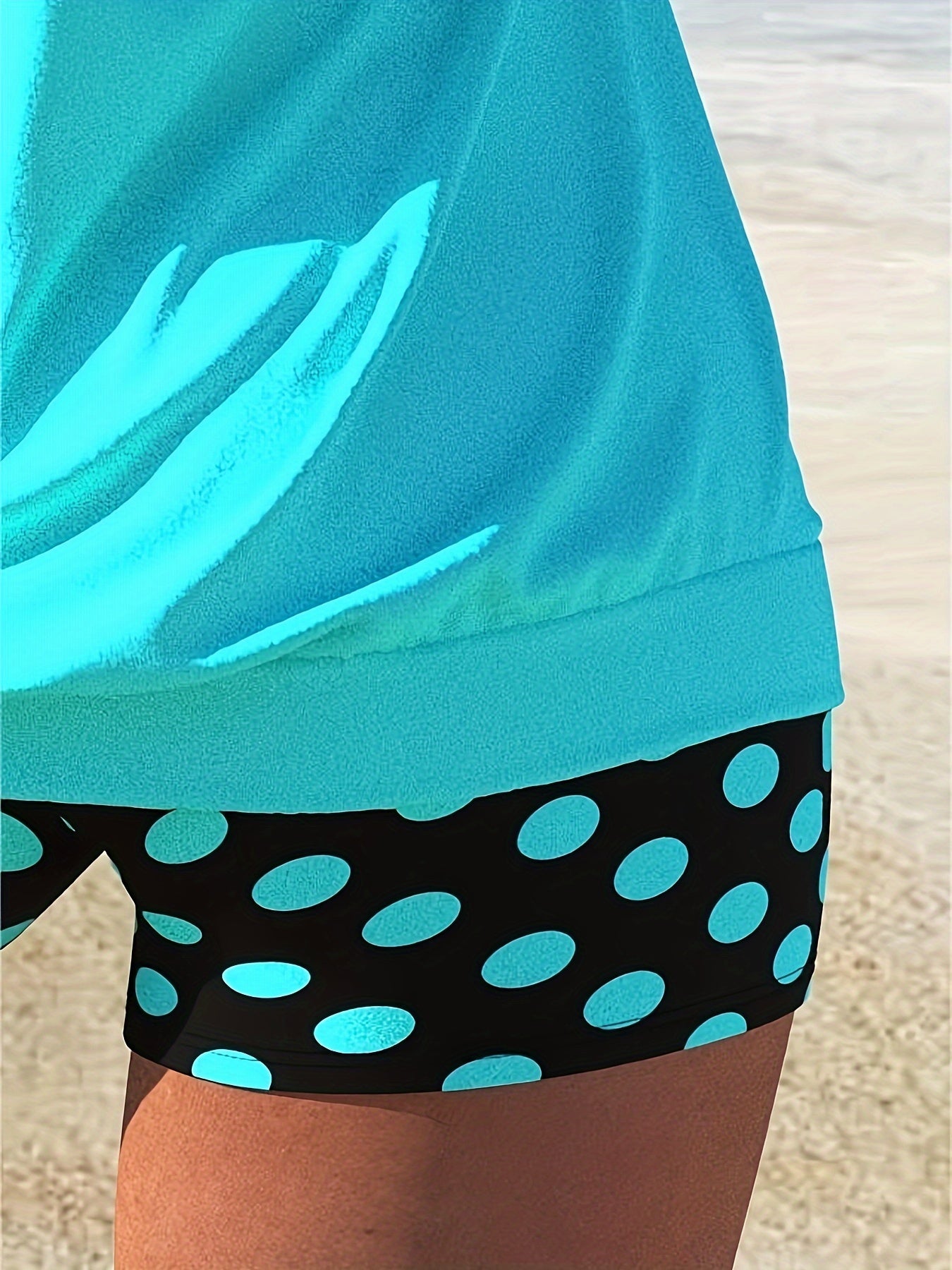 Rotes Polka-Dot Tankini Set - Lena