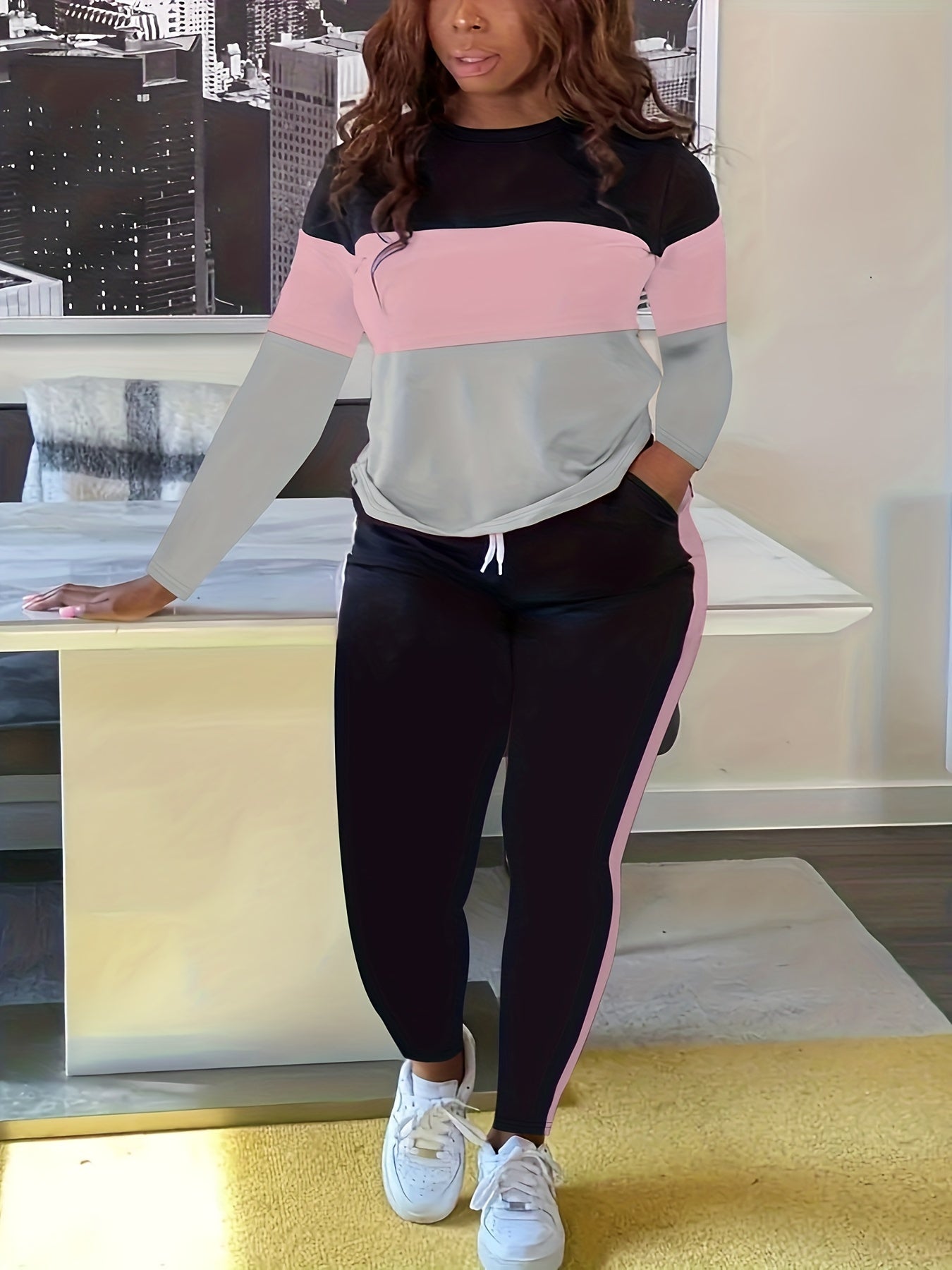 Rosa Colorblock-Set - Clara