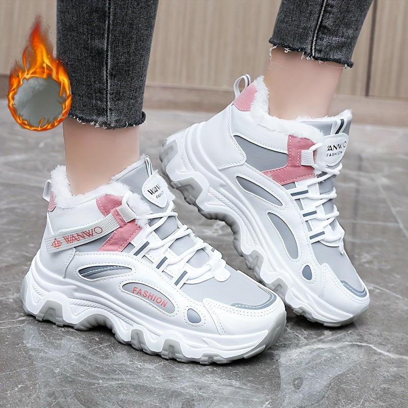 Weiße Blaue Winter Sneakers - Storm