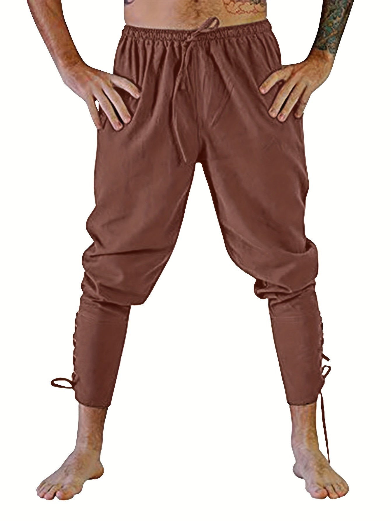 Schwarze Renaissance-Hose - Dereck