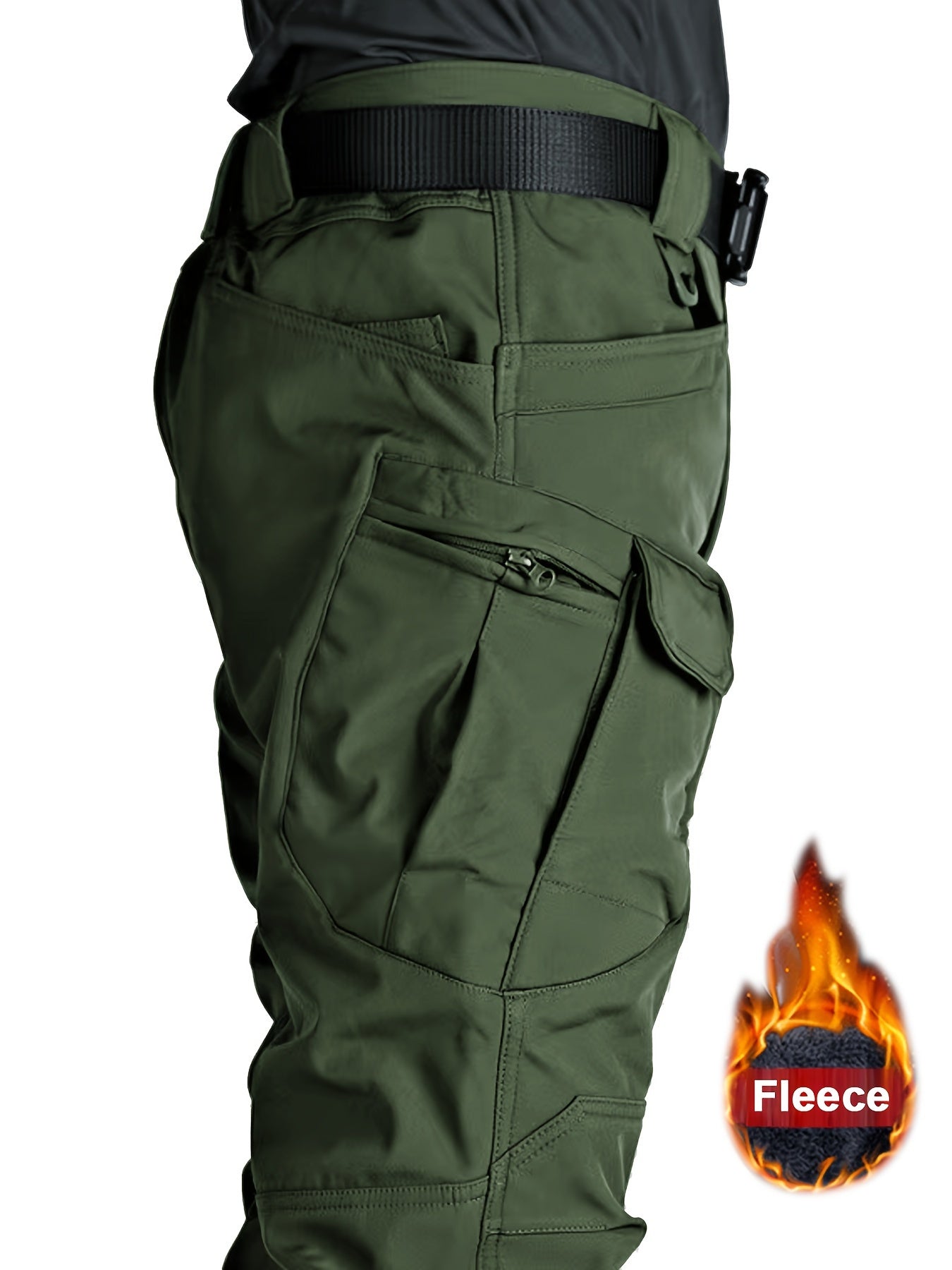 Schwarze Thermo-Cargohose - Lars