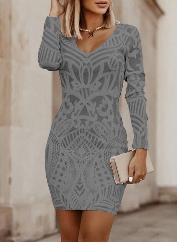 Schwarzes Leopardenkleid - Zara