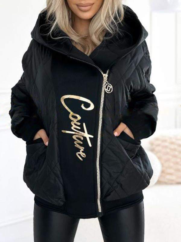 Damen Stilvolle Jacke Grau - Ella