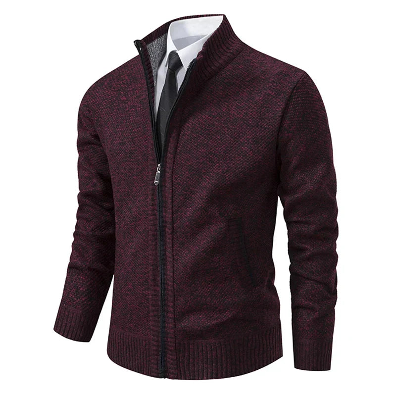 Herren Warme Jacke Rot - Jonas
