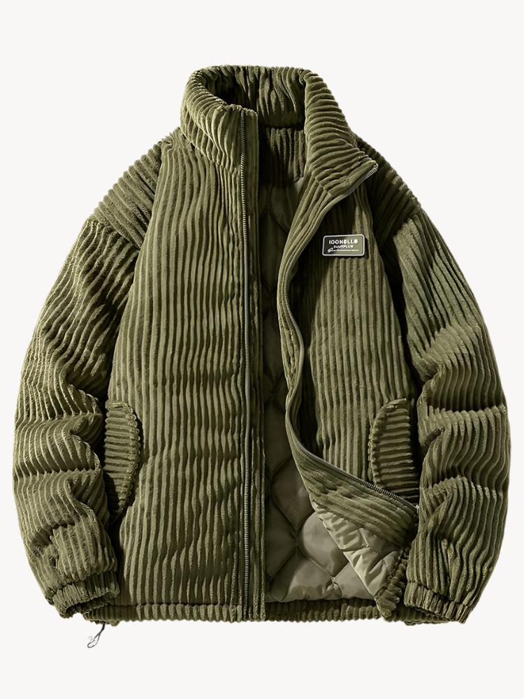 Kordjacke Grau für Herren - Elias