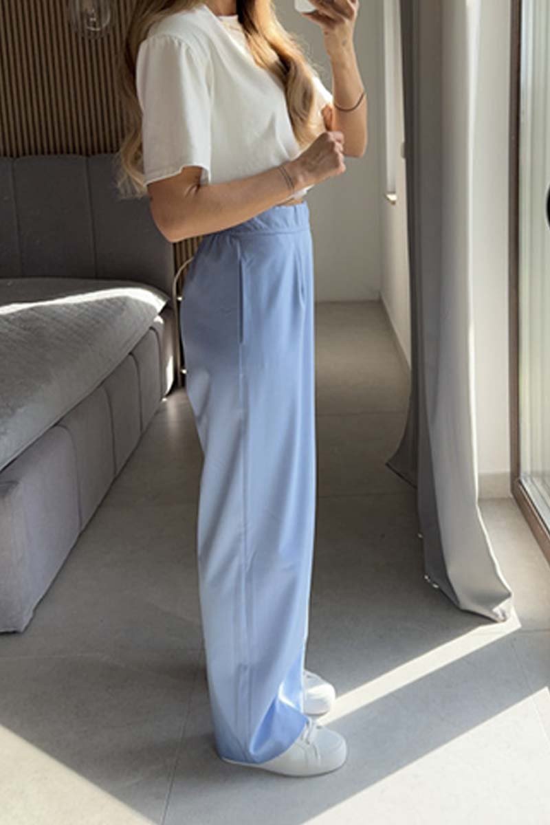 Blau Casual Damenhose - Elenora