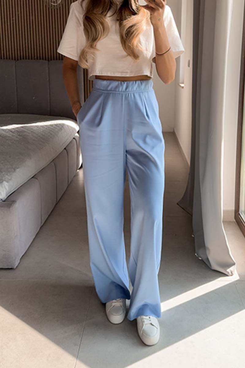 Blau Casual Damenhose - Elenora