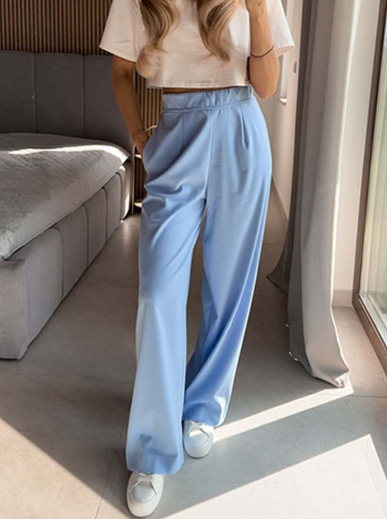 Blau Casual Damenhose - Elenora
