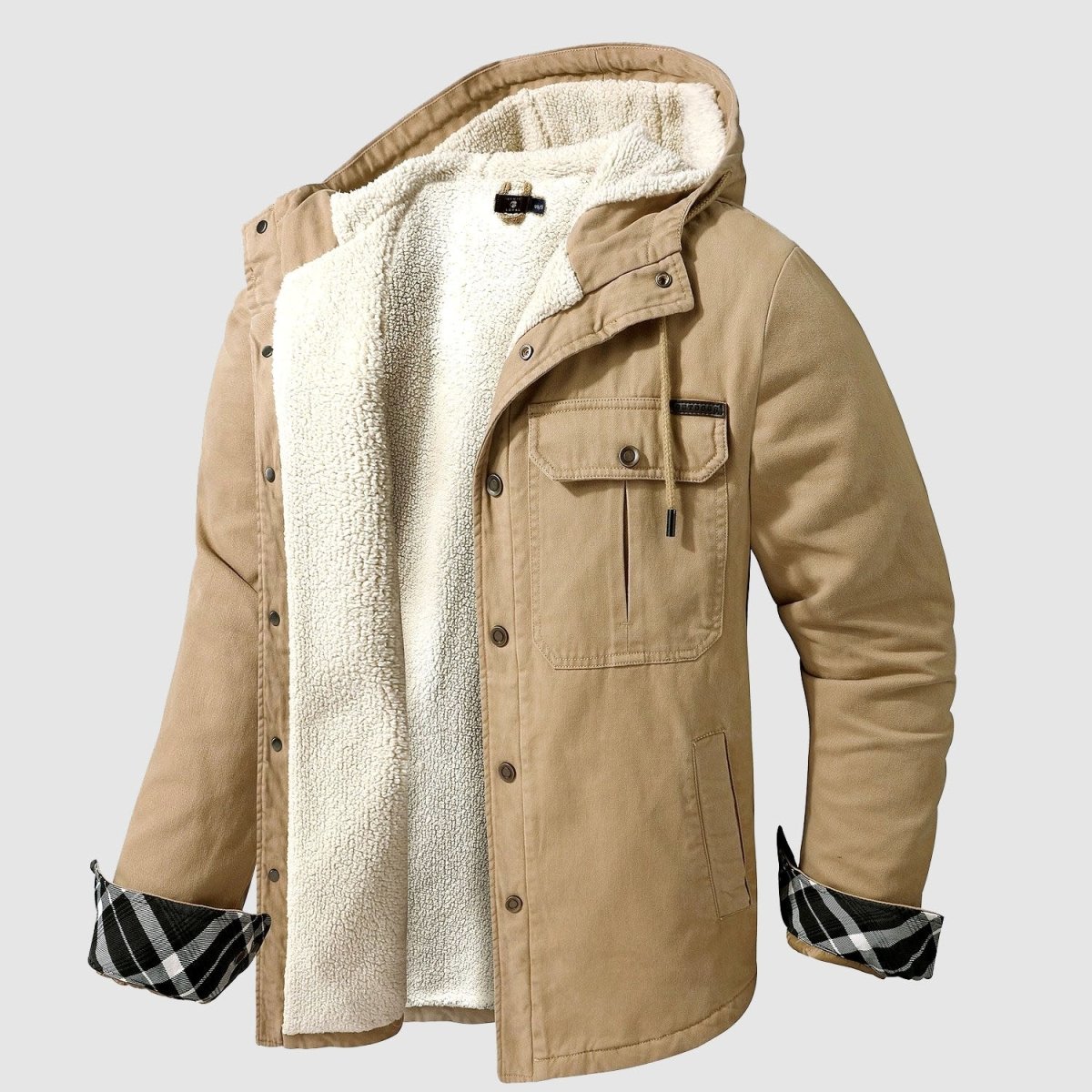 Schwarze Gepolsterte Jacke - Sven