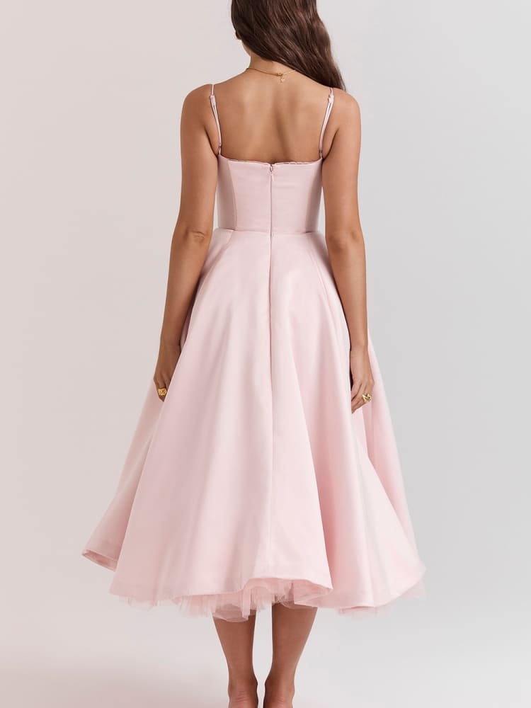 Ballerina Rosa Midikleid - Clara