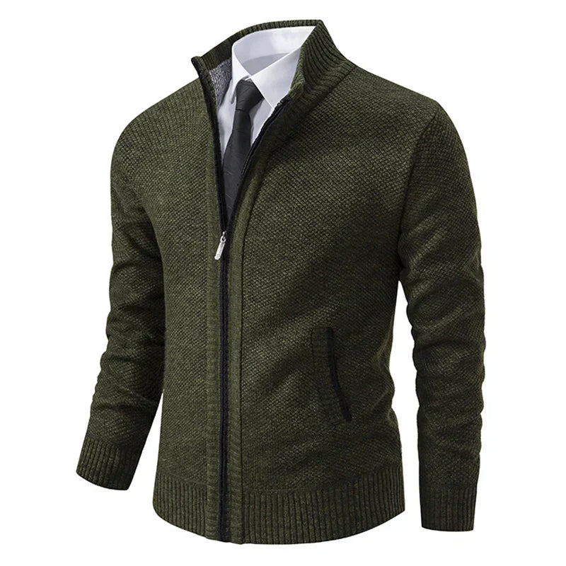 Herren Warme Jacke Rot - Jonas