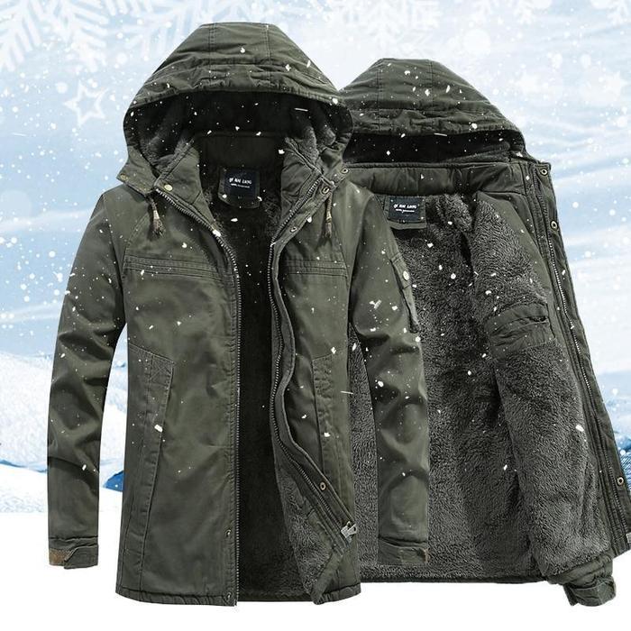 Herren Kapuzenjacke Grün - Elias