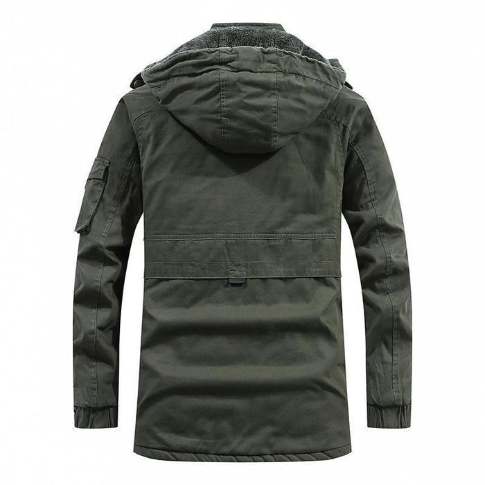 Herren Kapuzenjacke Grün - Elias
