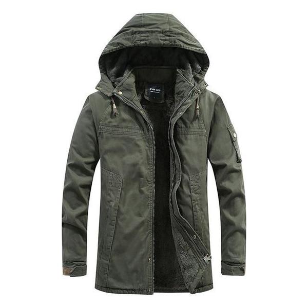 Herren Kapuzenjacke Grün - Elias
