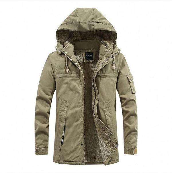 Herren Kapuzenjacke Grün - Elias