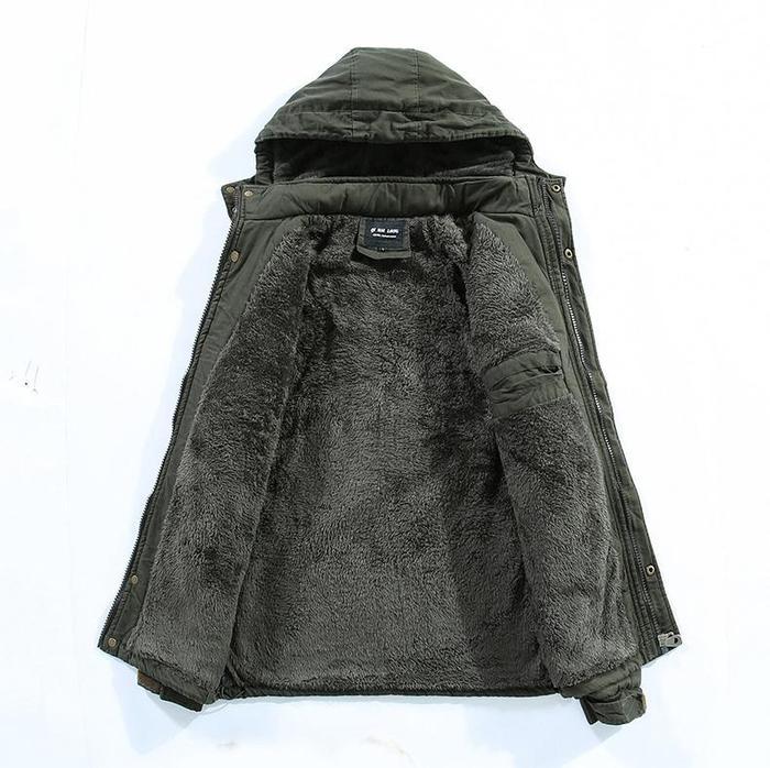 Herren Kapuzenjacke Grün - Elias