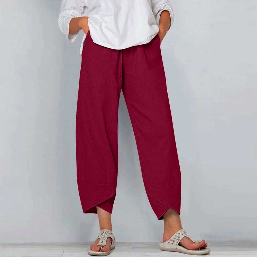 Harris - Khaki Leinenhose